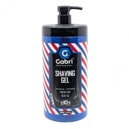 Gabri Professional Blue Ice Shaving Gel Гел за бръснене и оформяне на брада 1500ml
